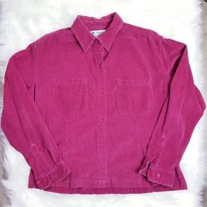 🌻Columbia Womens corduroy Long sleeve button down